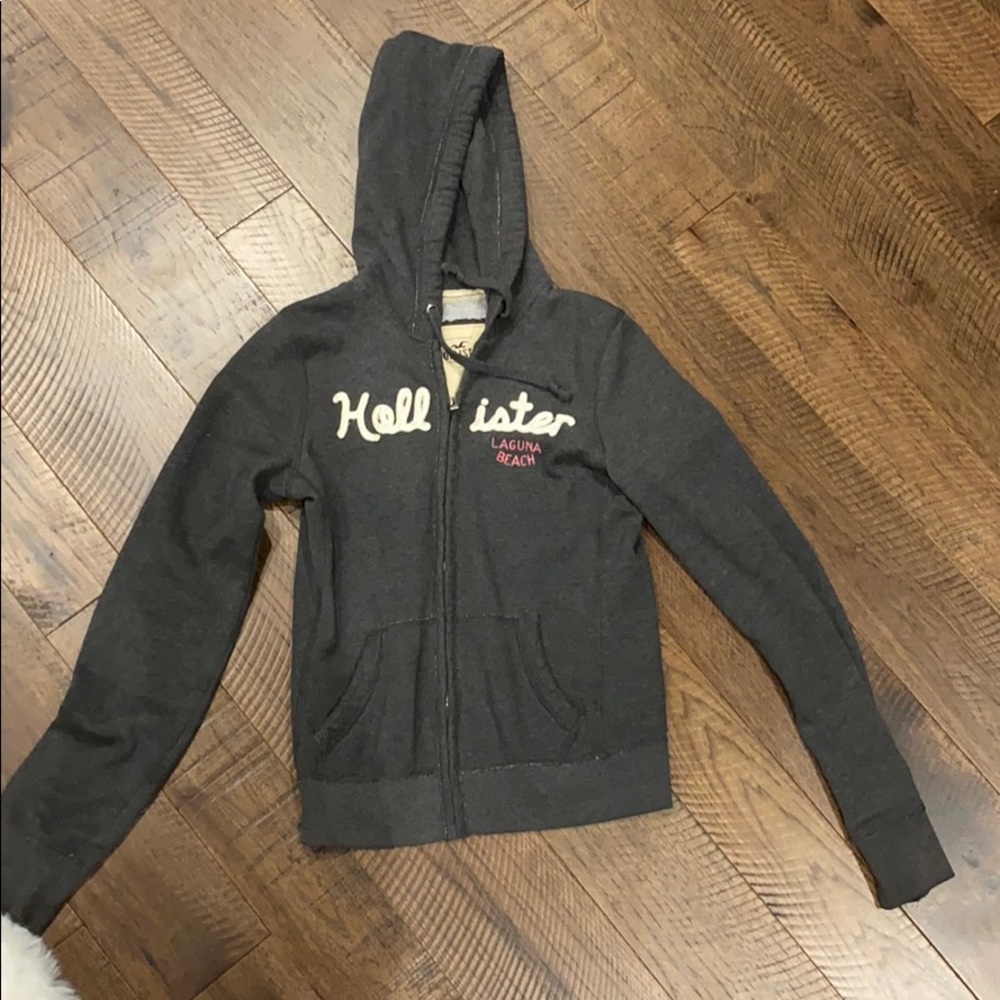 Hollister zip up hoodie